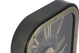 DKD Home Decor Reloj de Pared Granate Dorado 43 x 63 x 8.5 cm