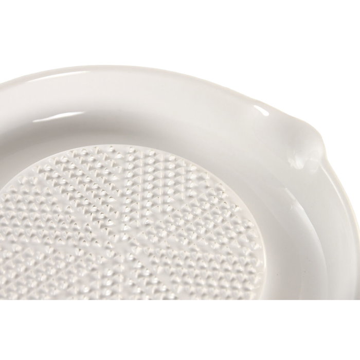 DKD Home Decor Rallador de Porcelana para Ajo Antiadherente Blanco DKD Home Decor Rallador de Porcelana para Ajo Antiadherente Blanco