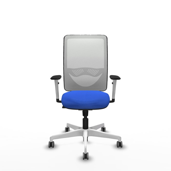 PIQUERAS Y CRESPO Silla de oficina Zulema Azul y Blanco con Mecanismo Sincro PIQUERAS Y CRESPO Silla de oficina Zulema Azul y Blanco con Mecanismo Sincro