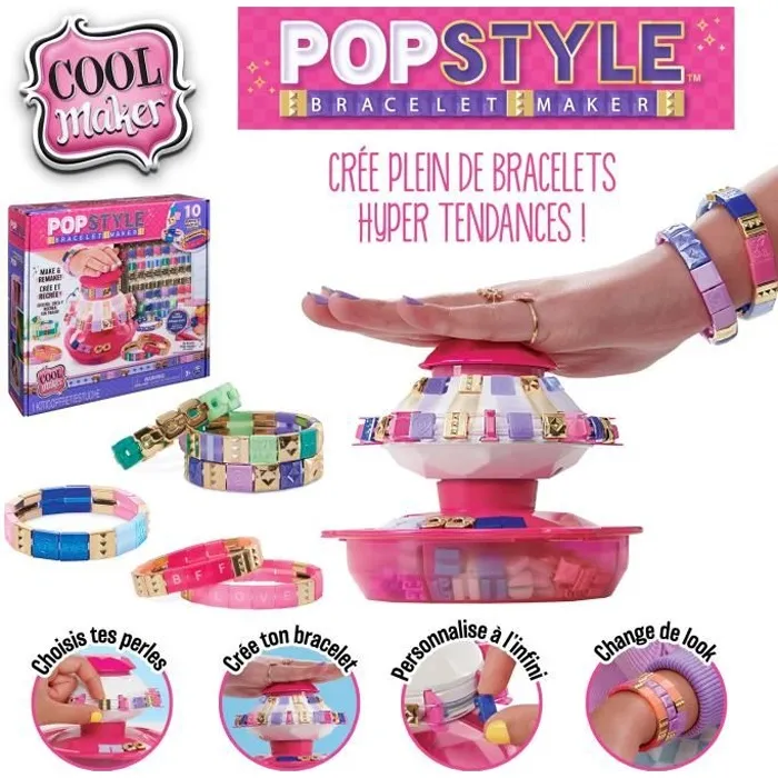 Spin Master Cool Maker PopStyle Estudio de Pulseras Spin Master Cool Maker PopStyle Estudio de Pulseras