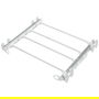 Servetto Pantalonero/Bandejero Blanco-Niquel con Barras Extensibles