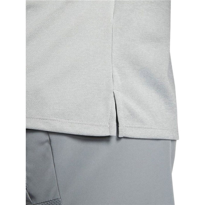 Camiseta de Manga Larga Hombre Nike Dri-Fit Uv Miler Long-Sl Gris 12-13 Años