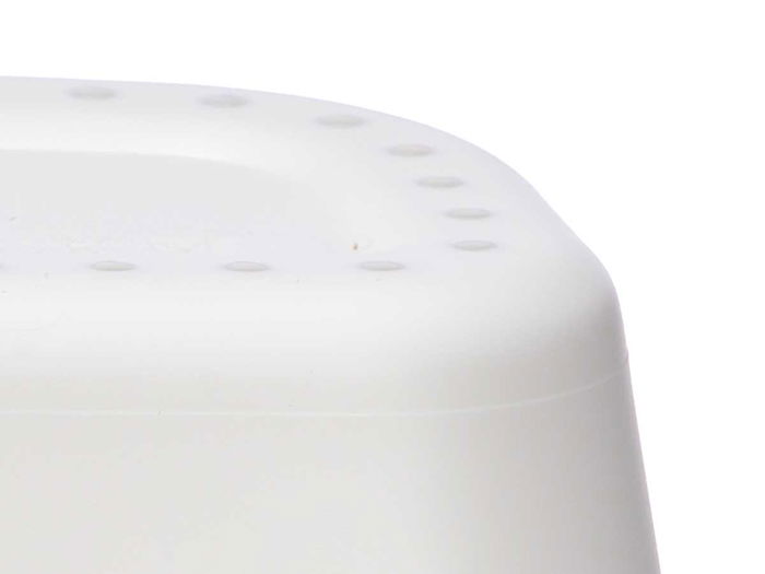 Berilo Portautensilios Ducha Blanco 28x31.5x14.5 cm (Set de 24)