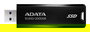 ADATA SSD Externo SC610 2TB SC610-2000G-CBK/RD USB-A 3.2 Gen 2, 10 Gbit/s, 550 MB/s, Negro
