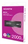 ADATA SSD Externo SC610 2TB SC610-2000G-CBK/RD USB-A 3.2 Gen 2, 10 Gbit/s, 550 MB/s, Negro