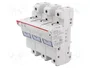 DF ELECTRIC Portafusibles PMX de 3 polos para raíl DIN 100A 690VAC