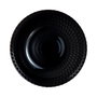 Plato Hondo Vidrio Pampille Negro Luminarc 20 cm