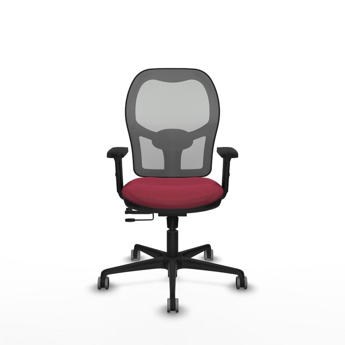 PIQUERAS Y CRESPO Silla de oficina Jorquera Granate y Gris PIQUERAS Y CRESPO Silla de oficina Jorquera Granate y Gris