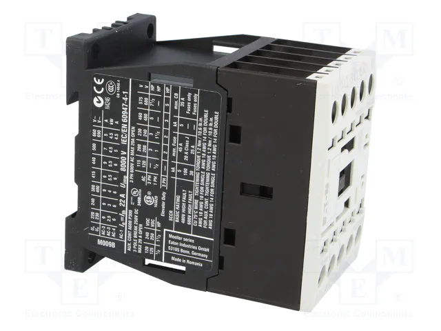 EATON ELECTRIC DILM9-10 Contactor 3-polar 9A 110VAC
