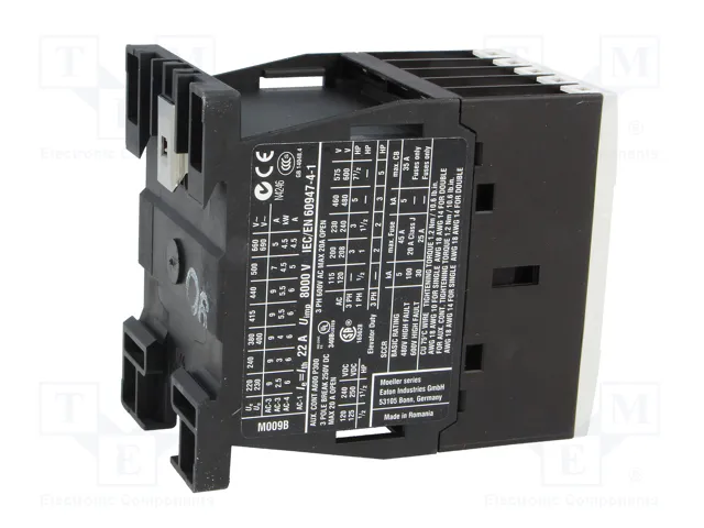 EATON ELECTRIC DILM9-10 Contactor 3-polar 9A 110VAC