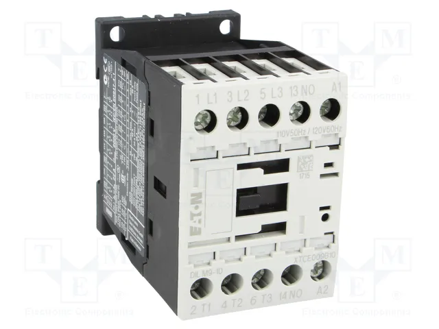 EATON ELECTRIC DILM9-10 Contactor 3-polar 9A 110VAC