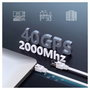 Extralink LAN Patchcord Cat.8 U/FTP 10m Blanco