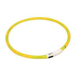 Croci Collar LED con USB Amarillo 40cm
