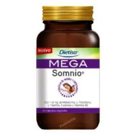 DIETISA Mega Somnio 60 Cap. Complemento Alimenticio para el Descanso y Conciliación del Sueño