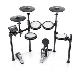 DONNER Ded-200P Kit Batería Electrónica con Módulo 450 Sonidos, USB MIDI, Pads Malla y Silicona