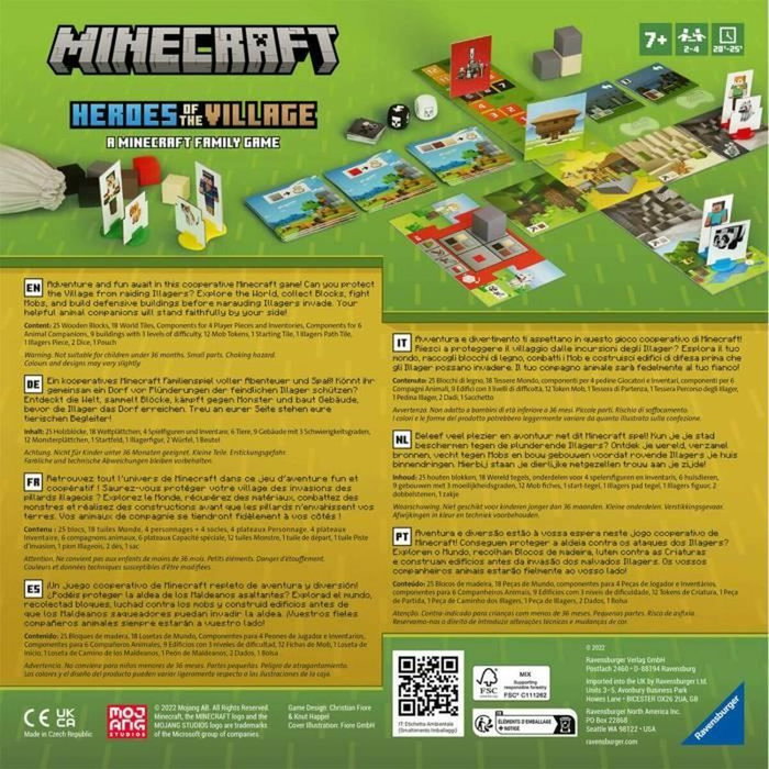 Ravensburger Minecraft héroes de la aldea