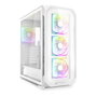 Sharkoon AK5G RGB Blanco con Cristal Templado