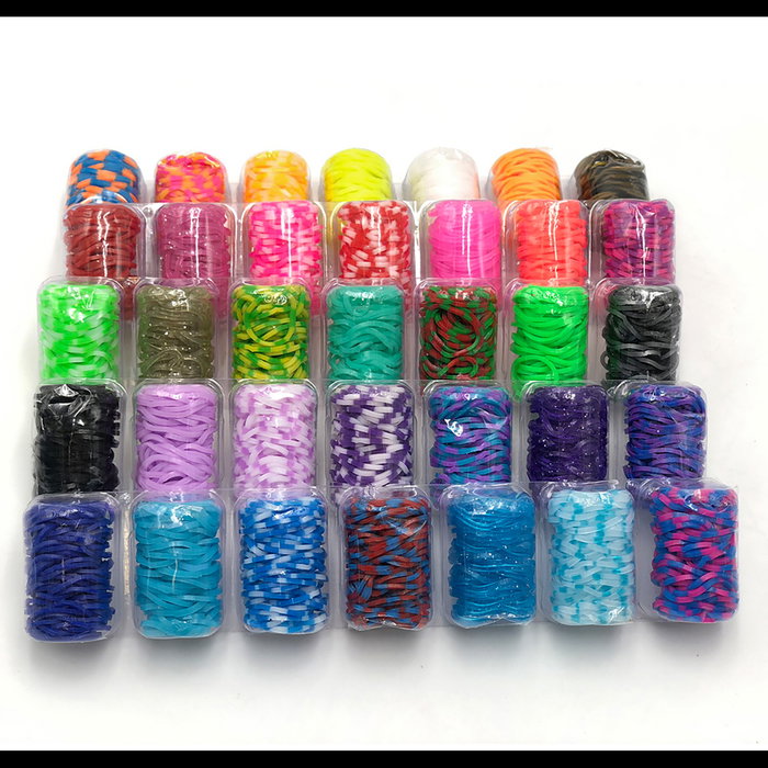 Tachan Tejedora De Pulseras De Goma Deluxe Kit Completo Con 1800 Gomas Libres De Látex Y Cuentas