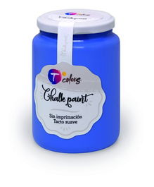 Pintura Chalk Paint Marker Tcolors 400 Ml (Bote) Azul Mediterraneo