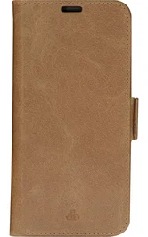 Dbramante1928 Funda cartera Copenhagen para Apple iPhone 14 Pro Max, piel de napa marrón bronceado, con soporte y protección RFID - 17 cm (6.7")