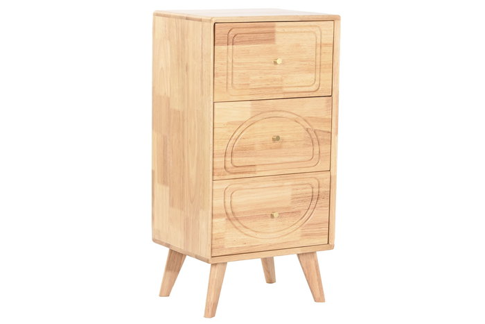 DKD Home Decor Cajonera Natural qingyue Scandi 30 x 78 x 40 cm Madera de Hevea DKD Home Decor Cajonera Natural qingyue Scandi 30 x 78 x 40 cm Madera de Hevea
