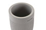DKD Home Decor Vaso de Cemento Mate Gris 8x8x10,5 cm