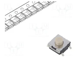 Aratas (Formerly Omron Components) Microconmutador TACT B3FS-1012P SPST-NO SMT