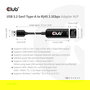 Club 3D CAC-1420 Adaptador USB 3.2 Tipo A a RJ45 2.5Gb Ethernet Negro