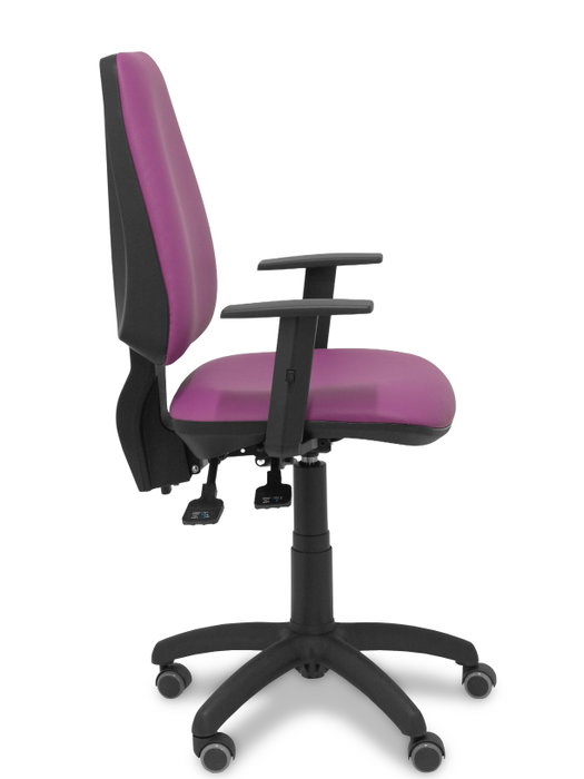 PIQUERAS Y CRESPO Silla de oficina Elche con mecanismo Asincro color Morado