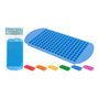 Excellent Houseware Cubitera para picar hielo, Silicona, Colores Surtidos, 160 cubitos