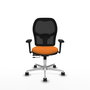 PIQUERAS Y CRESPO Silla de oficina Jorquera Naranja y Negro