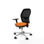 PIQUERAS Y CRESPO Silla de oficina Jorquera Naranja y Negro