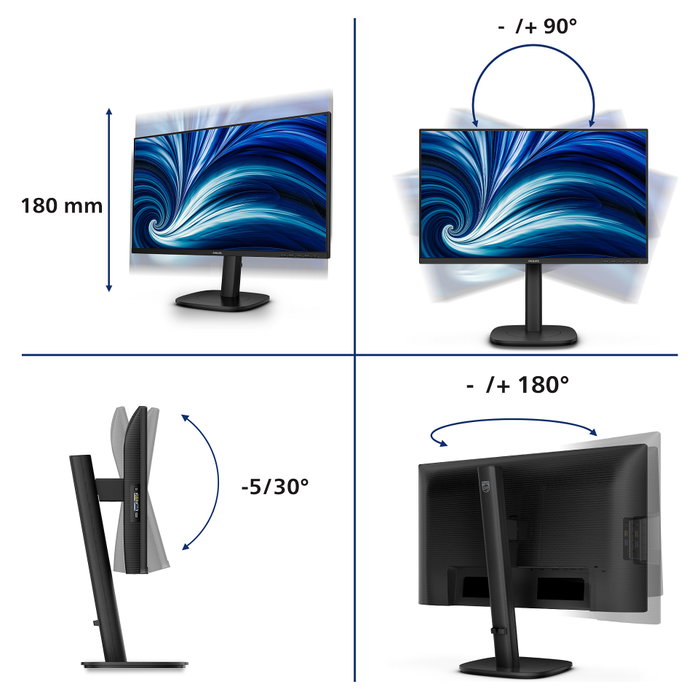 Philips 24B2N3200D/00 Monitor de 24,1 pulgadas WUXGA IPS 100Hz Philips 24B2N3200D/00 Monitor de 24,1 pulgadas WUXGA IPS 100Hz