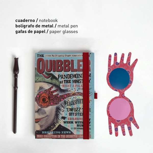 Cerdá Set de Papelería Harry Potter Luna Lovegood 18.0 x 22.5 x 2.5 cm