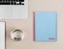 Liderpapel Cuaderno Espiral Micro Wonder A5 120 Hojas Cuadro 5mm Celeste