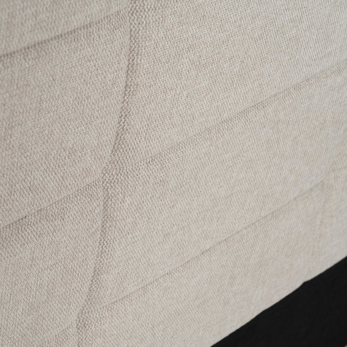 Cabecero Beige Tejido Dormitorio 190 X 8 X 100 cm Cabecero Beige Tejido Dormitorio 190 X 8 X 100 cm