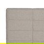 Cabecero Beige Tejido Dormitorio 190 X 8 X 100 cm