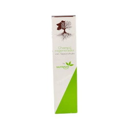 NUTRINAT Champú Regenerador con Tepezcohuite y Extracto de Mimosa Tenuiflora 5% para Todo Tipo de Cabello - pH Neutro - 250 ml