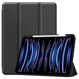 Apple Funda iPad Pro 11 (2021/2022 3ª/4ª Gen) Smart Tri-Fold Negra, Compatible con Magic Keyboard y Lápiz, Con Función Sueño y Soporte