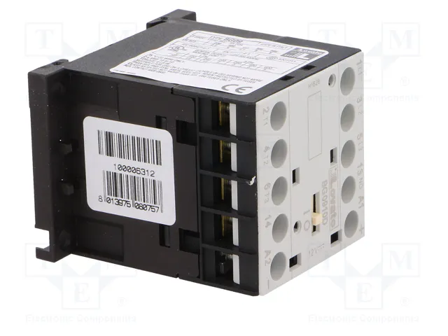 LOVATO ELECTRIC Contactor BG 3-polar 9A 12VDC LOVATO ELECTRIC Contactor BG 3-polar 9A 12VDC