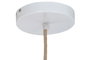 DKD Home Decor Lámpara de Techo de Yute y Metal Bordado Crudo