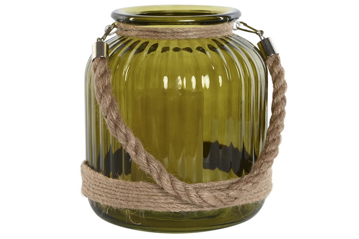 DKD Home Decor Portavelas Mediterraneo Azul Verde 20 x 21 x 18 cm 6 Unidades