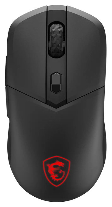 MSI Versa 300 Wireless 8K Ratón Gaming Ambidextro Negro