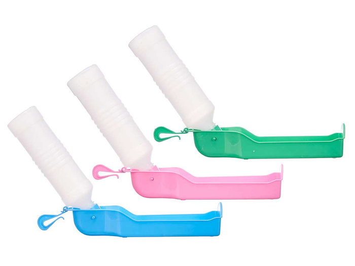 Mascow Botella Mascota 500ml Plástico Surtido Colores Aleatorios 6x31x6 cm (Set de 24)