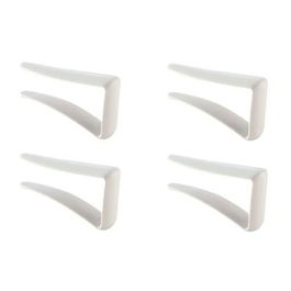Tescoma Clips sujetamanteles de plástico para mantel, pack 4 unidades