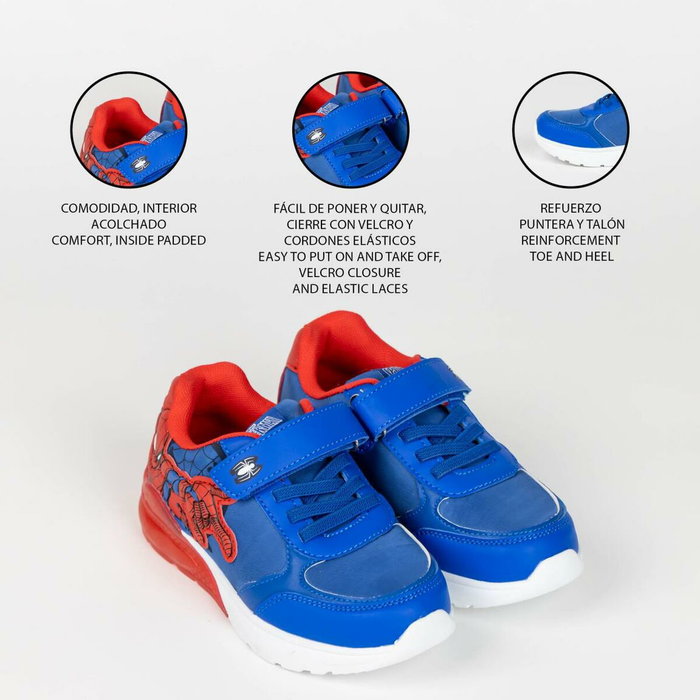 Cerdá Zapatilla Deportiva Spiderman con Luces Talla 27 Cerdá Zapatilla Deportiva Spiderman con Luces Talla 27