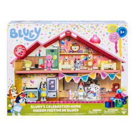 Moose Casa de Celebraciones Bluey con 11 Accesorios y Figura Exclusiva