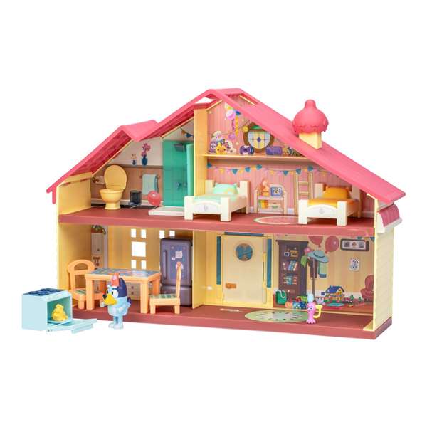 Moose Casa de Celebraciones Bluey con 11 Accesorios y Figura Exclusiva