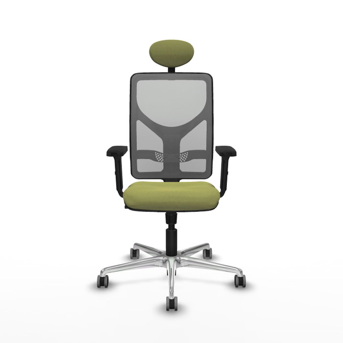 PIQUERAS Y CRESPO Silla de oficina Motilla con mecanismo Sincro, Verde oliva y Gris PIQUERAS Y CRESPO Silla de oficina Motilla con mecanismo Sincro, Verde oliva y Gris