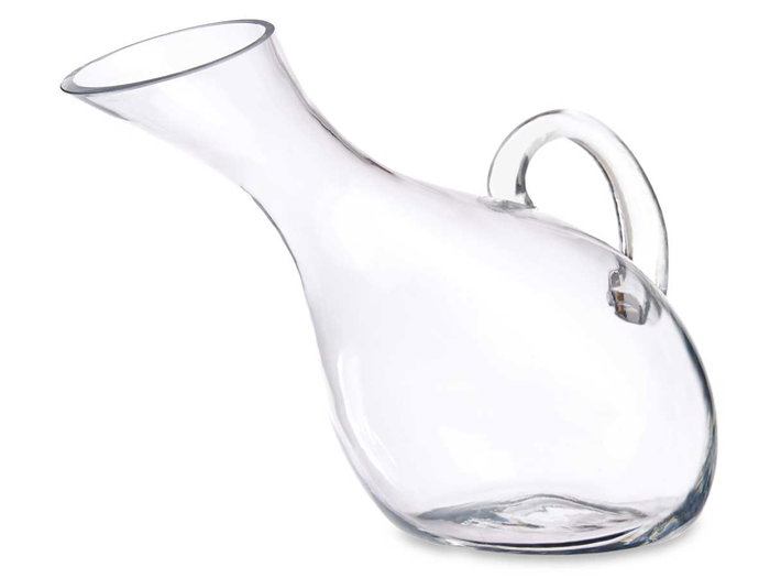 VIVALTO Decantador Inclinado 1,5L Vidrio Transparente 26 x 24.5 x 14.5 cm (Set de 6)